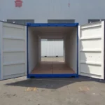 Conteneur 20 Pieds "Double Porte" (Tunnel) Neuf – Bleu (Double Accès Avant/Arrière)