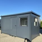 Bungalow de Bureau & Habitable 5x2,4m avec Sanitaires Complets & Douche – Isolation 75mm