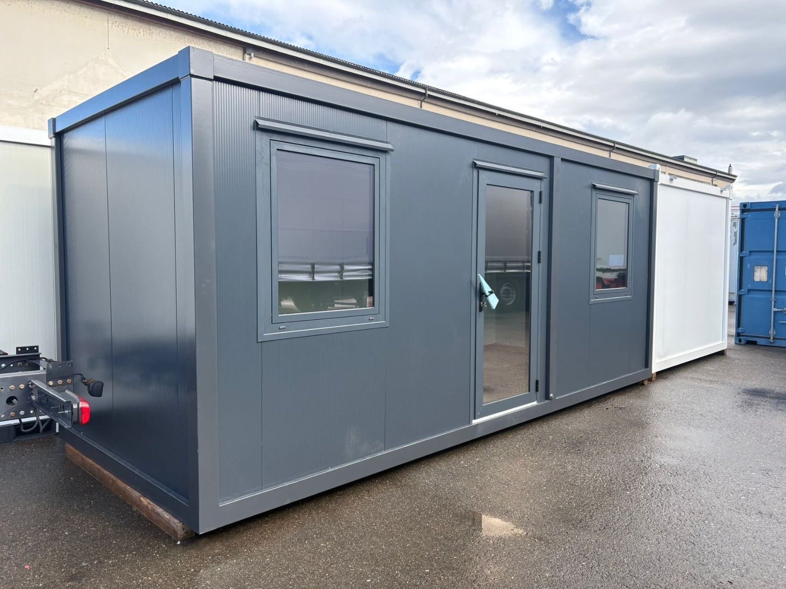 1000053510.jpg Container de Bureau "Anthracite Edition" – Unité d'Exposition en Promotion (Vitrage Effet Miroir & Isolé) – Image 1