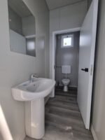 Module Sanitaire Individuel 120x120 cm – WC et Lave-mains (Gris Anthracite Isolé) – Image 7