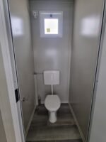 Module Sanitaire Individuel 120x120 cm – WC et Lave-mains (Gris Anthracite Isolé) – Image 12