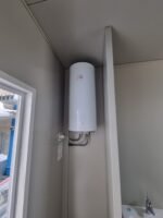 Module Sanitaire Individuel 120x120 cm – WC et Lave-mains (Gris Anthracite Isolé) – Image 17