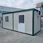 Monobloc de Bureau 6x2,5m (15m²) – Avec Climatisation Hisense et Grilles de Protection