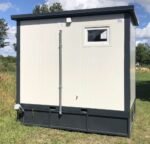 Container Sanitaire 3x2m avec Cuve à Effluents – Double Entrée (WC + Douche) – Isolation 80mm – Image 4