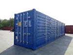 Conteneur Maritime 40 Pieds High Cube Open Side – Bleu (Neuf Premier Voyage - Ouverture Totale)