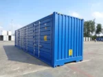 Conteneur Maritime 40 Pieds High Cube Open Side – Bleu (Neuf Premier Voyage - Ouverture Totale) – Image 3