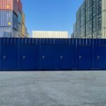 Conteneur 40 Pieds High Cube "Multibox" – 8 Compartiments avec Portes Piétonnes (Self Stockage)