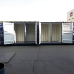 Conteneur 40 Pieds High Cube "Multibox" – 8 Portes Latérales (Self Stockage / Chantier Naval)