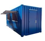 Container 20 Pieds Kiosque Bar Isolé | 2 Trappes de Vente | 6m – Image 8