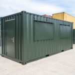 Container 20 Pieds Kiosque Bar Isolé | 2 Trappes de Vente | 6m