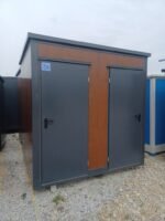 Container Sanitaire Double 2,5m x 2m – 2 Cabines Indépendantes (WC + Douche) – Isolation 60mm – Image 4