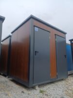 Container Sanitaire Double 2,5m x 2m – 2 Cabines Indépendantes (WC + Douche) – Isolation 60mm – Image 3