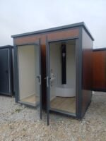 Container Sanitaire Double 2,5m x 2m – 2 Cabines Indépendantes (WC + Douche) – Isolation 60mm – Image 6