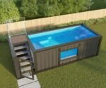 Piscine Conteneur PHOENIX CONTENEUR 20 Pieds – Modèle BASIC (6m) : Élégance et Détente à Domicile – Image 3