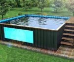 Piscine à Double Conteneur PHOENIX CONTENEUR 20'D – Format XL (6x5m) : Le Luxe et l'Espace Sans Limite
